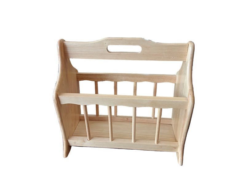 Wooden Magazine Rack