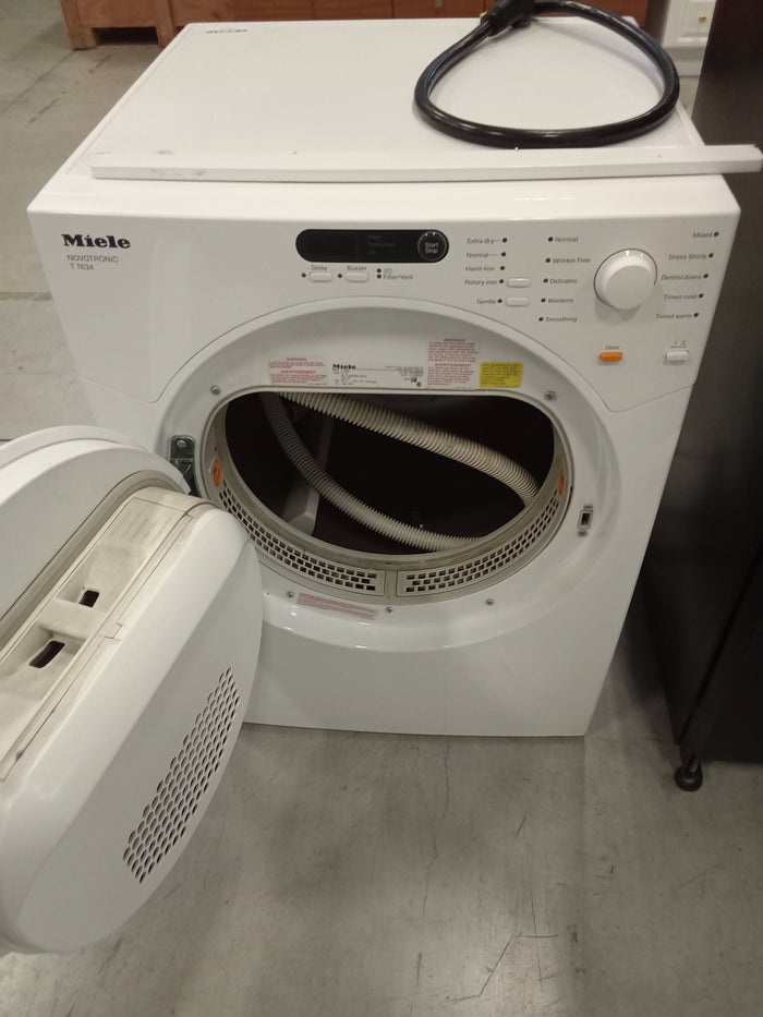 23.5"W Electric Front Load Dryer in White