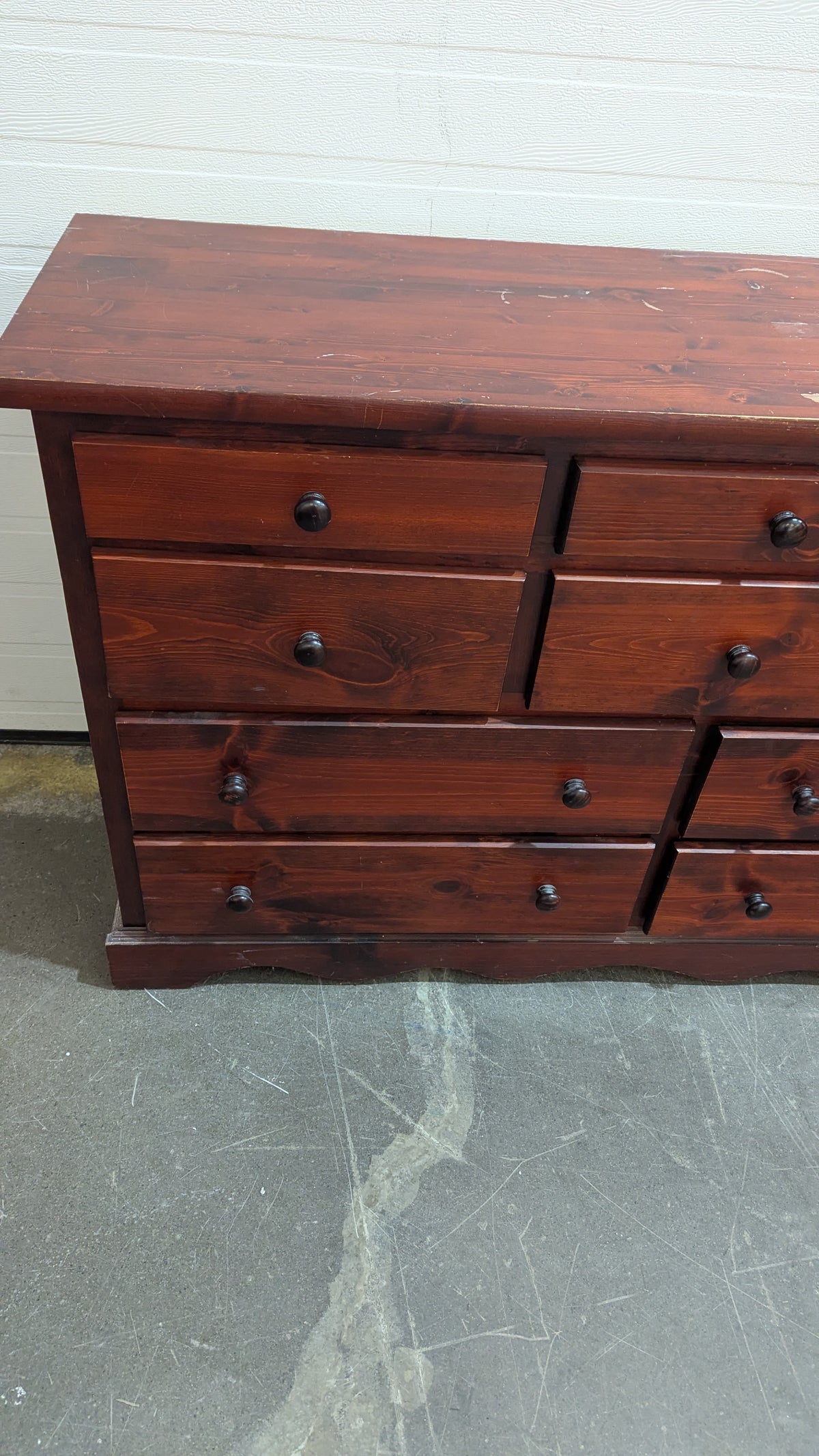 58"W Mahagony Dresser