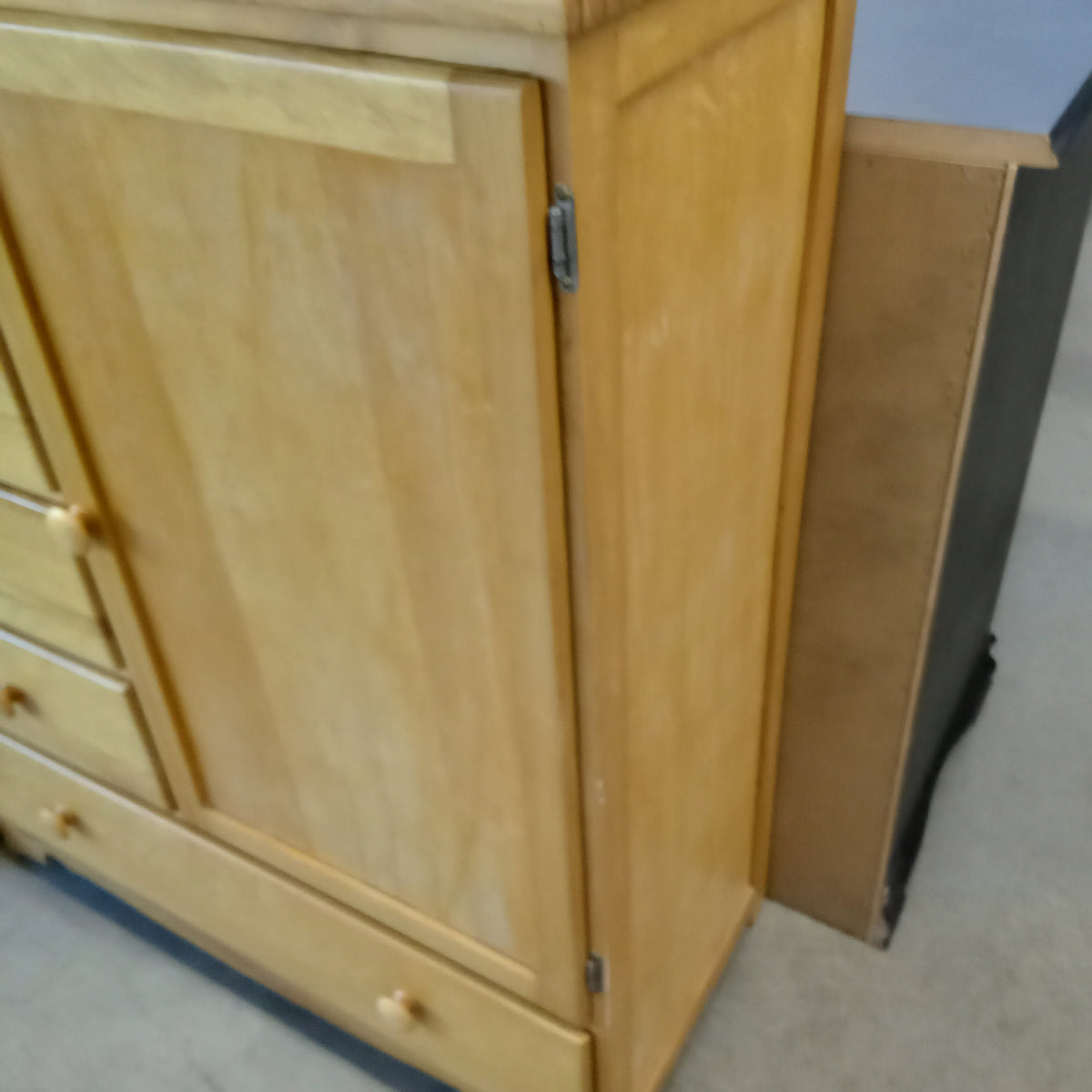 36.5"W Pine Armoire