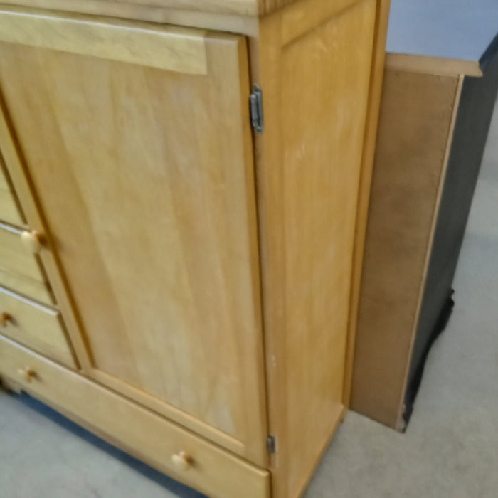 36.5"W Pine Armoire