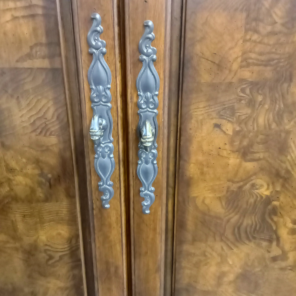49"W 2-Piece Solid Wood Media Cabinet