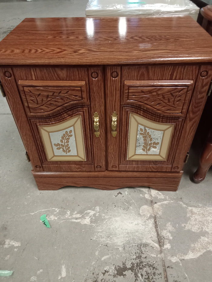 26"W Antique Wooden Nightstand