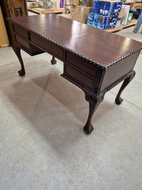 Chippendale Style Mahogany Executive Desk