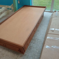 40"W Wooden Bed Frame with Storage - Twin