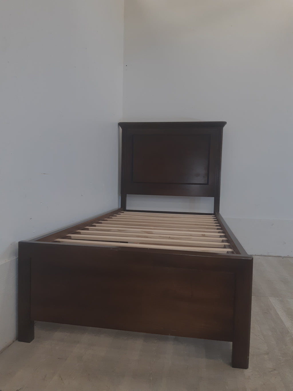 Perfect Balance Solid Wood Twin Captain's Bed Frame