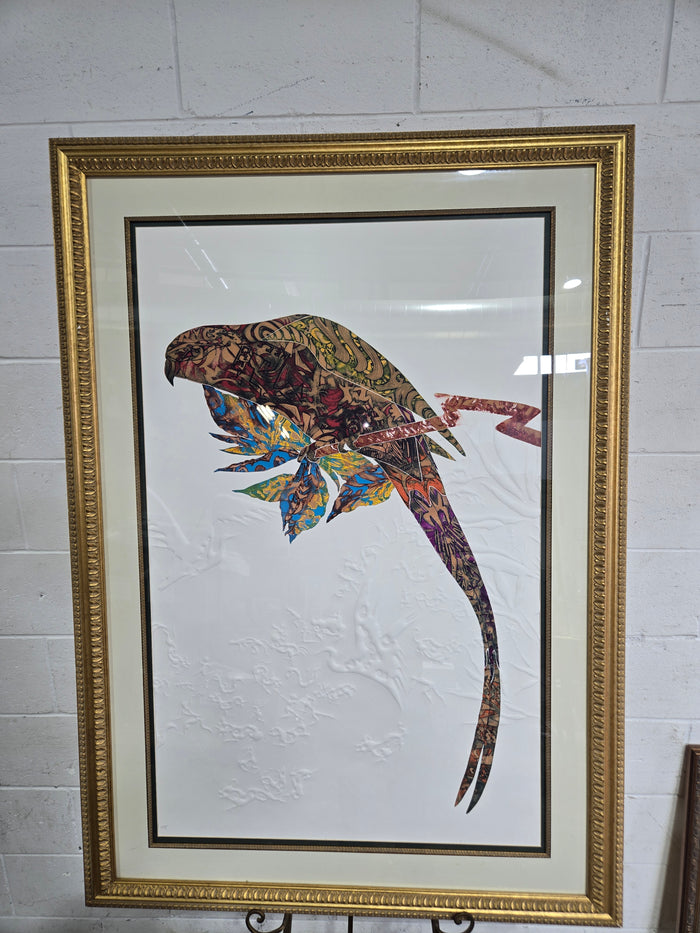 PARROT 2 "Satsoma" Giclee/ Print with Embossing By Jonna White