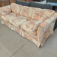 86"W 3-Seat Sofa in Floral Print Fabric