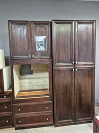 Dark Brown Kitchen Cabinet Set