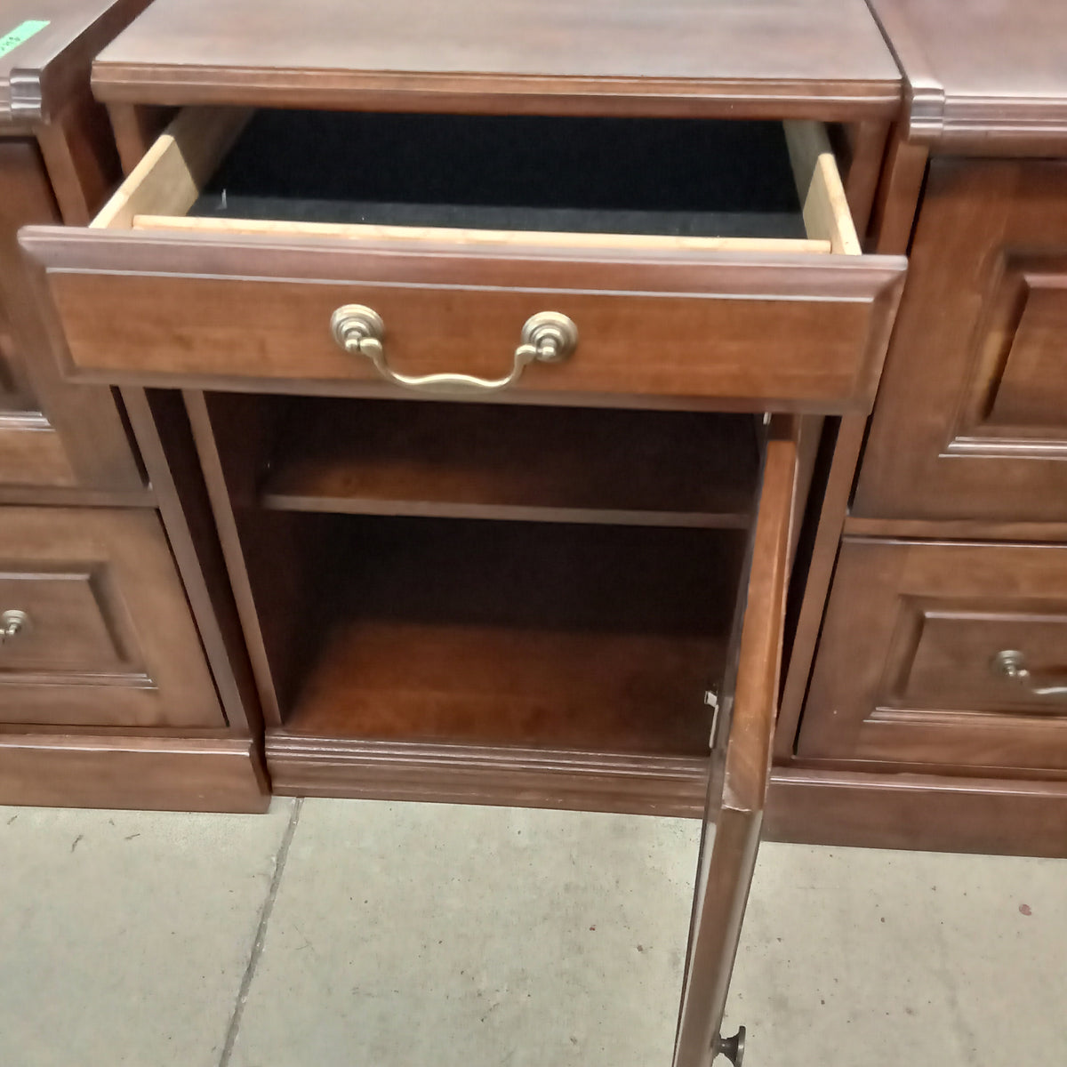 20"W Small Wooden Credenza