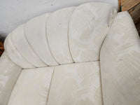 Light Beige Upholstered Loveseat