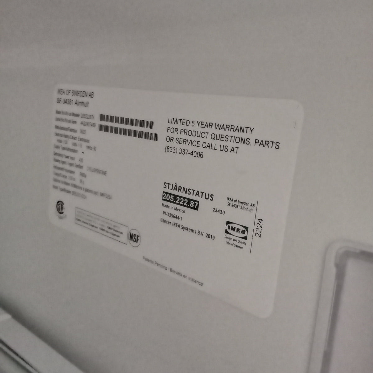 36"W French Door Fridge Freezer in Stainless Steel