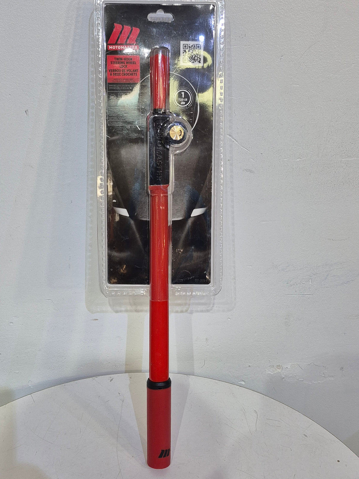 MotoMaster Twin Hooks Steering Wheel Lock for SUV and Truck