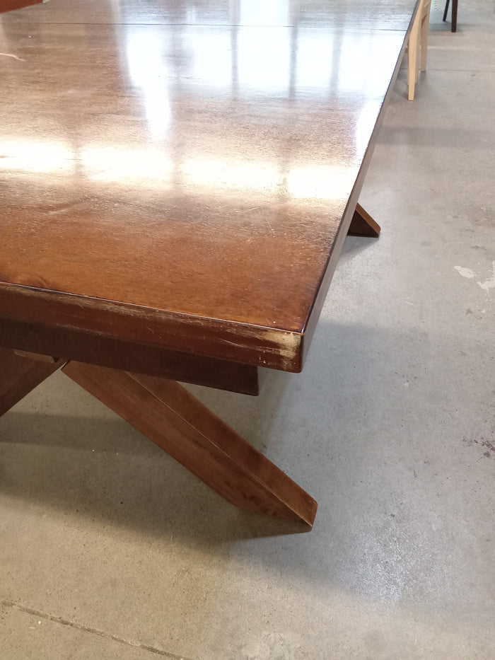 72"W Extendable Wood Dining Table