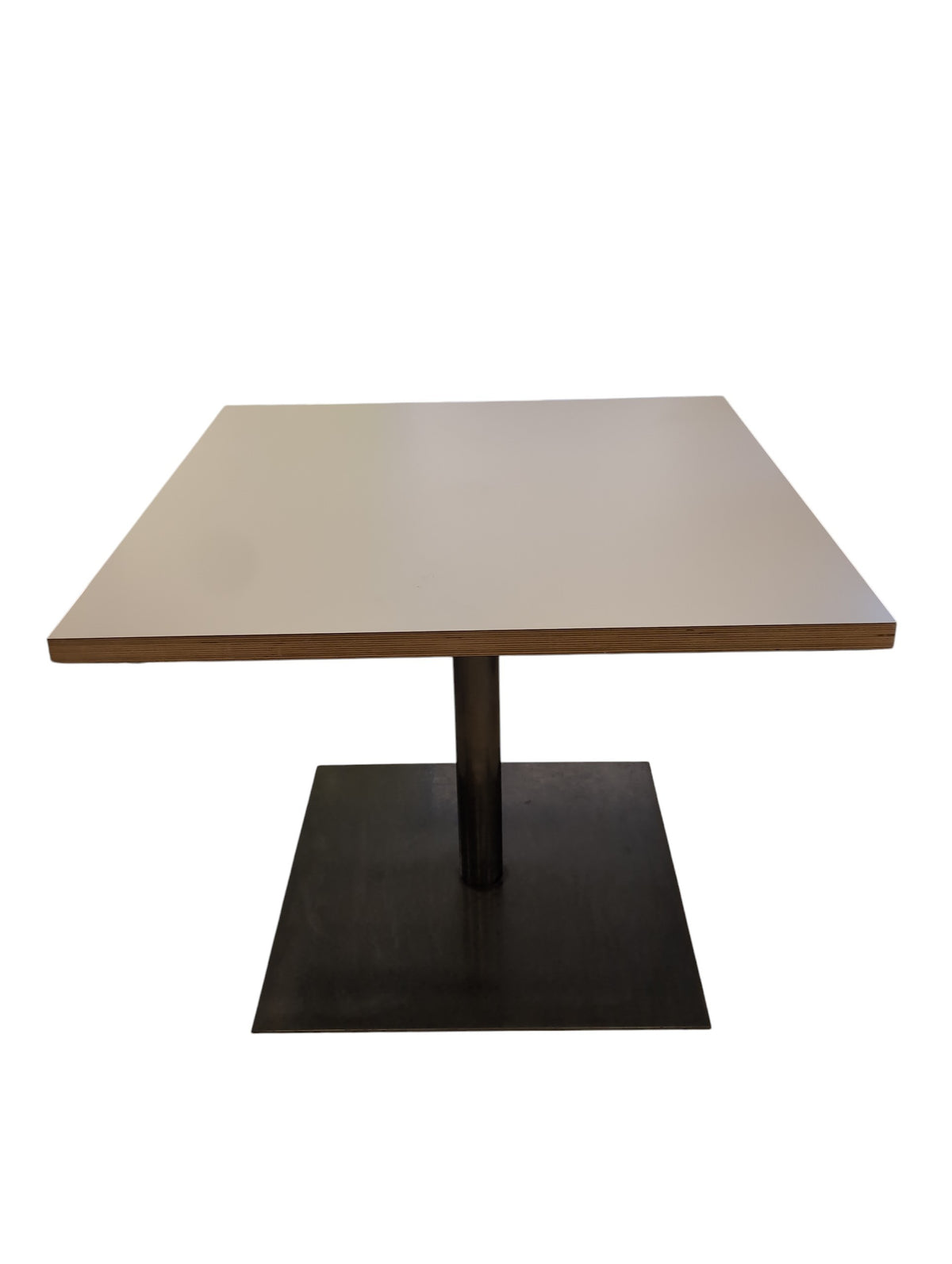 Table with Metal Pedestal Leg