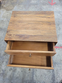Boho Mango Wood Nightstand