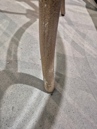 28" Round Glass Side Table
