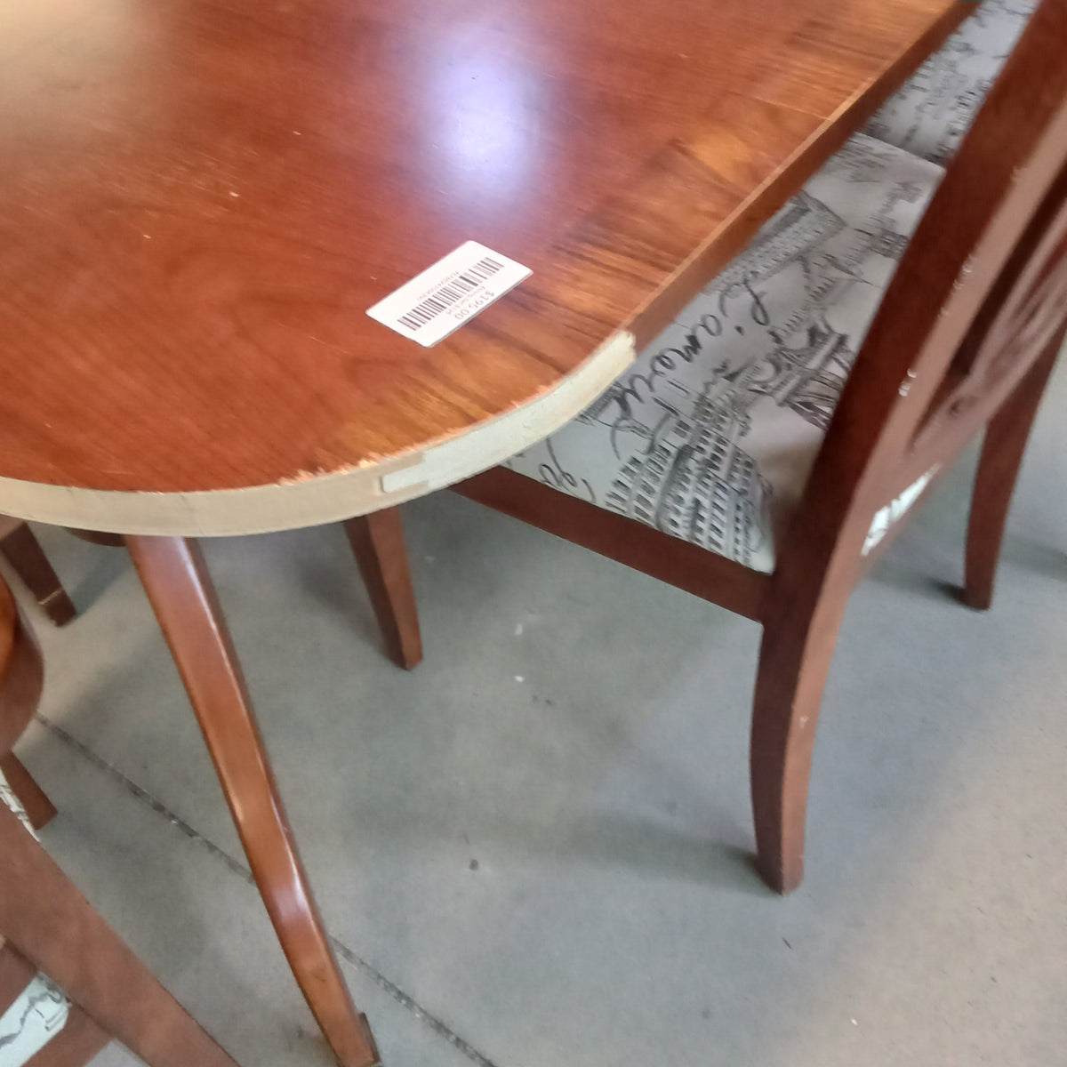 61"W Dining Set - Table with Six Chairs