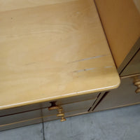 54"W 4-Drawer Dresser with Cupboard