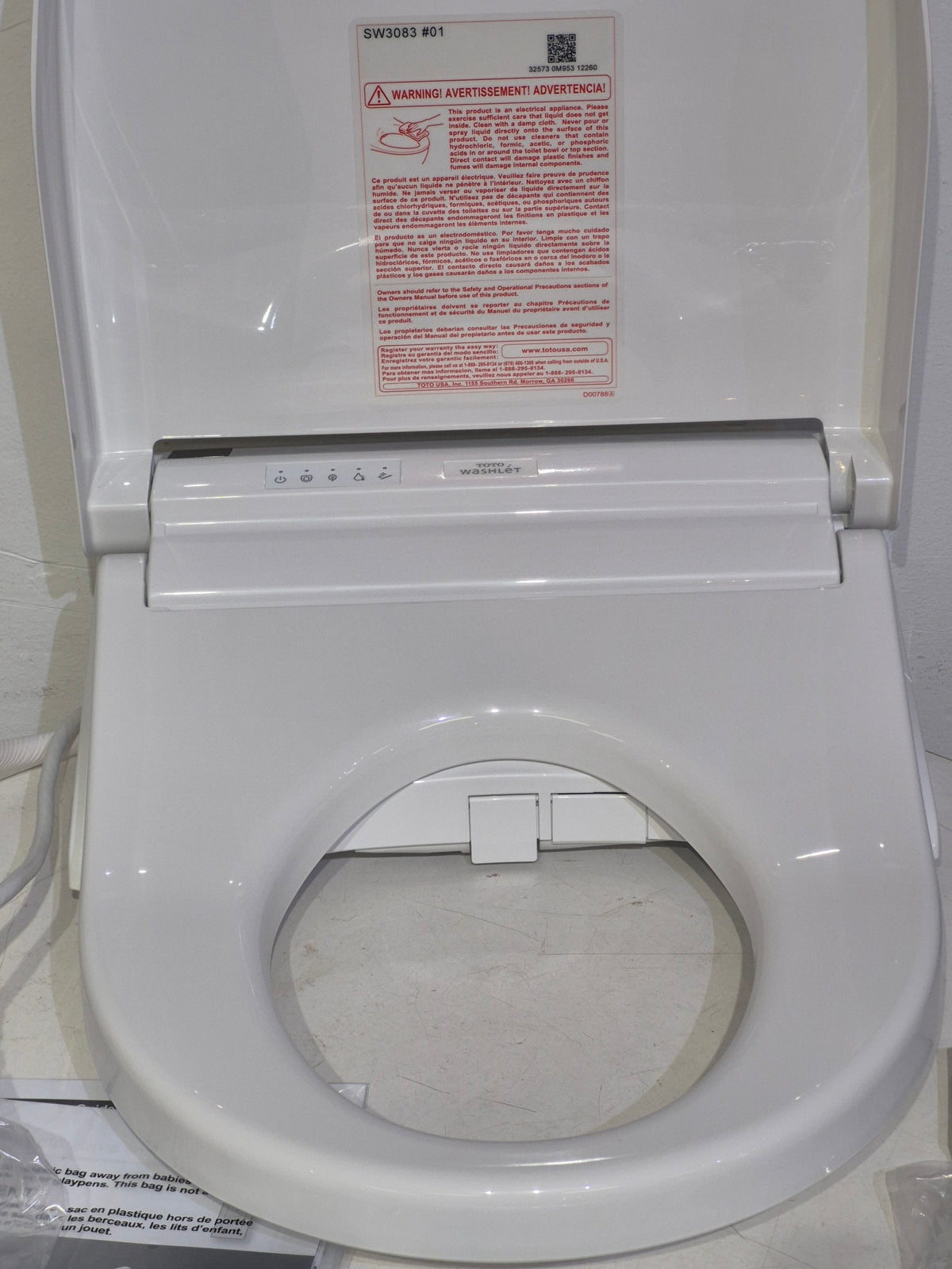TOTO Washlet, Cotton White (SW3083#01)