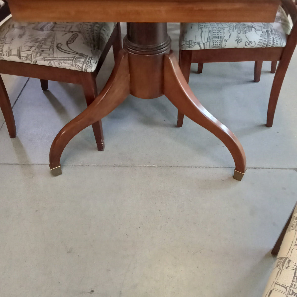 61"W Dining Set - Table with Six Chairs