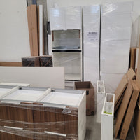 White and Walnut Kitchen