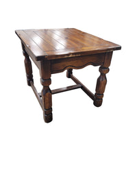 Rustic Dark Honey Oak End Table's