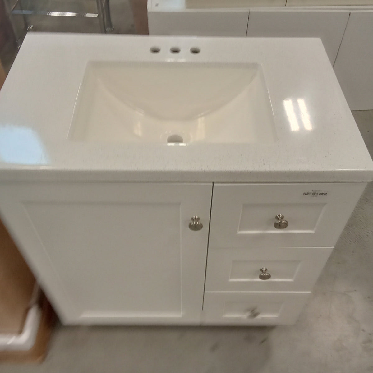 30.5"W Vanity Cabinet With Counter Top