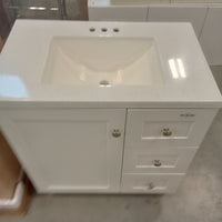 30.5"W Vanity Cabinet With Counter Top