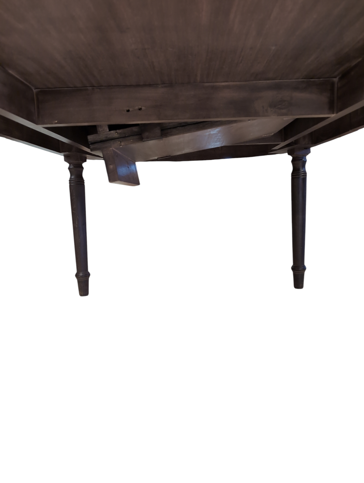 Huge Chocolate Hardwood Dining Table #SK1