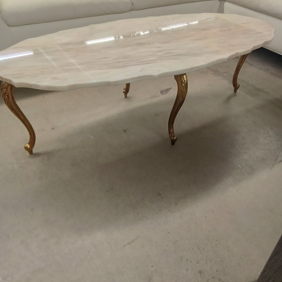 White Marble Coffee Table