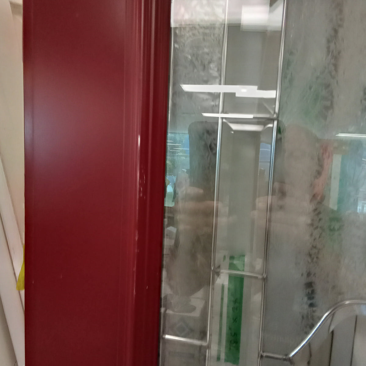32.5"W Steel Clad Outer Door with Glass Insert