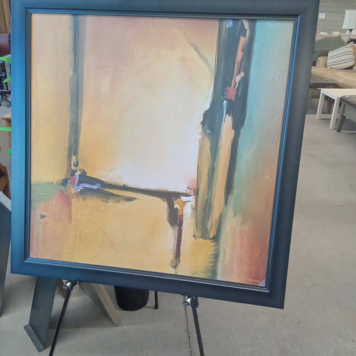 40.5"W "Modern Art" Print - Framed