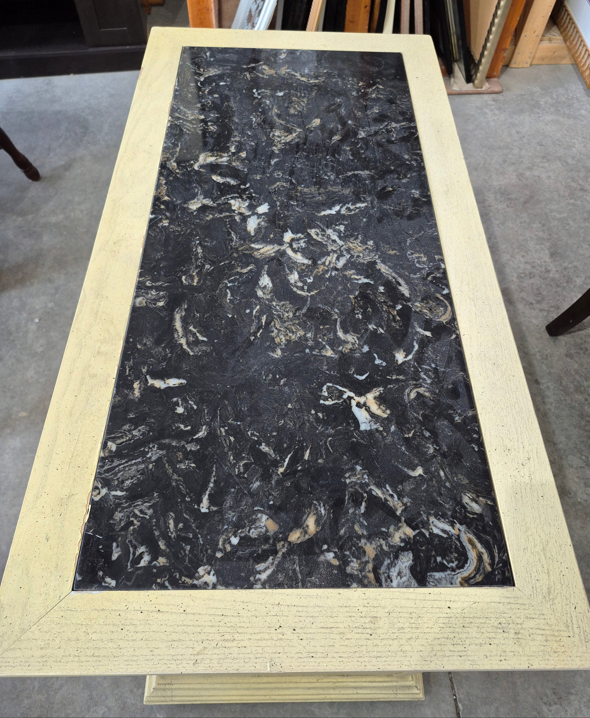 2-Door Credenza with Stone Top