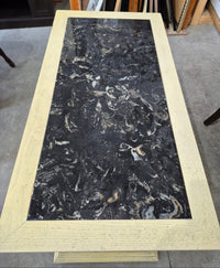 2-Door Credenza with Stone Top
