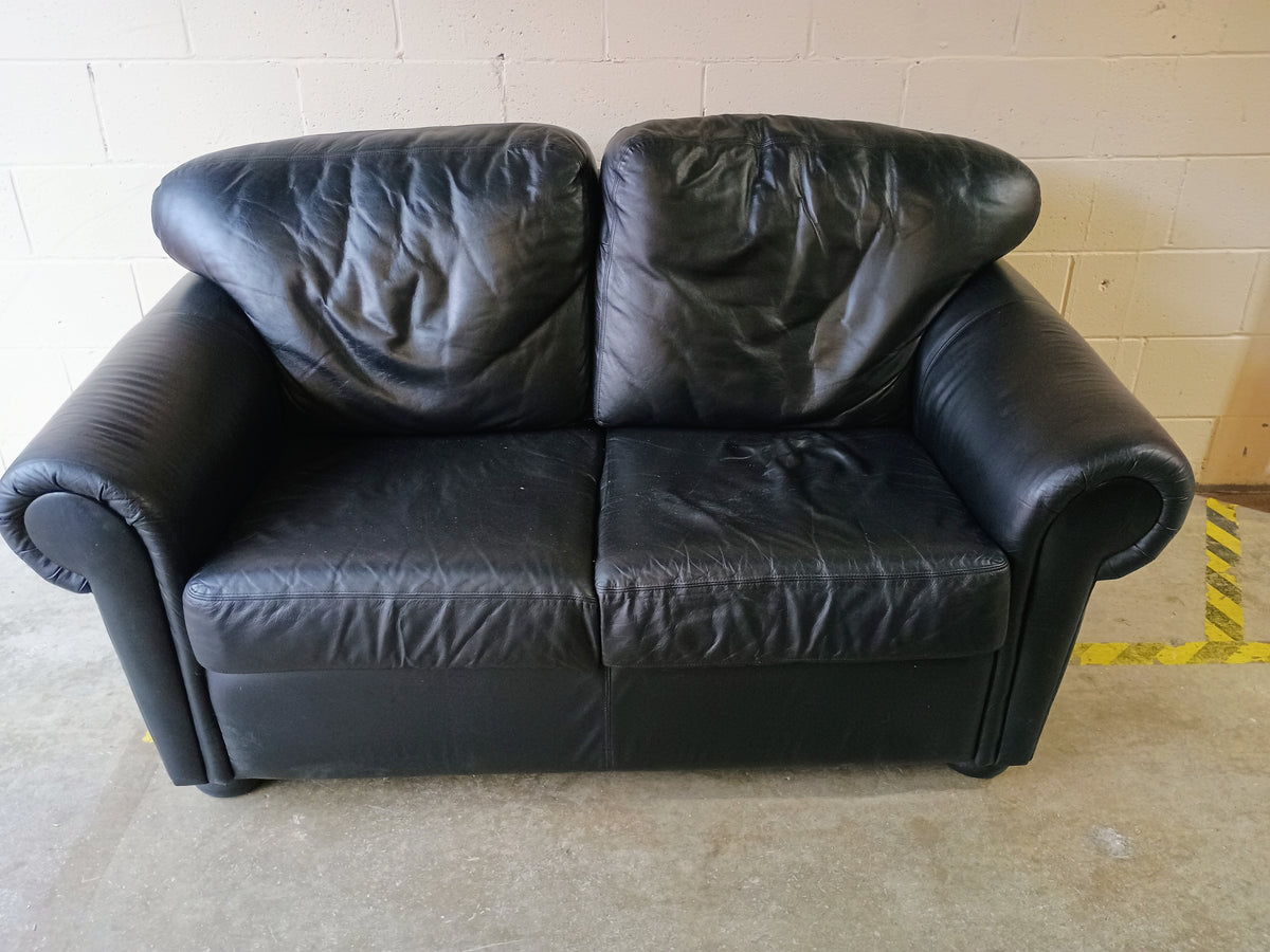 Vegan Leather Loveseat
