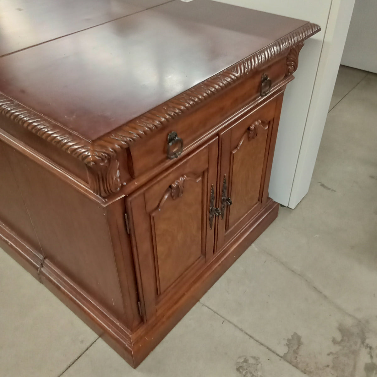 36.5"W Solid Wood Night Stand with Three Drawers