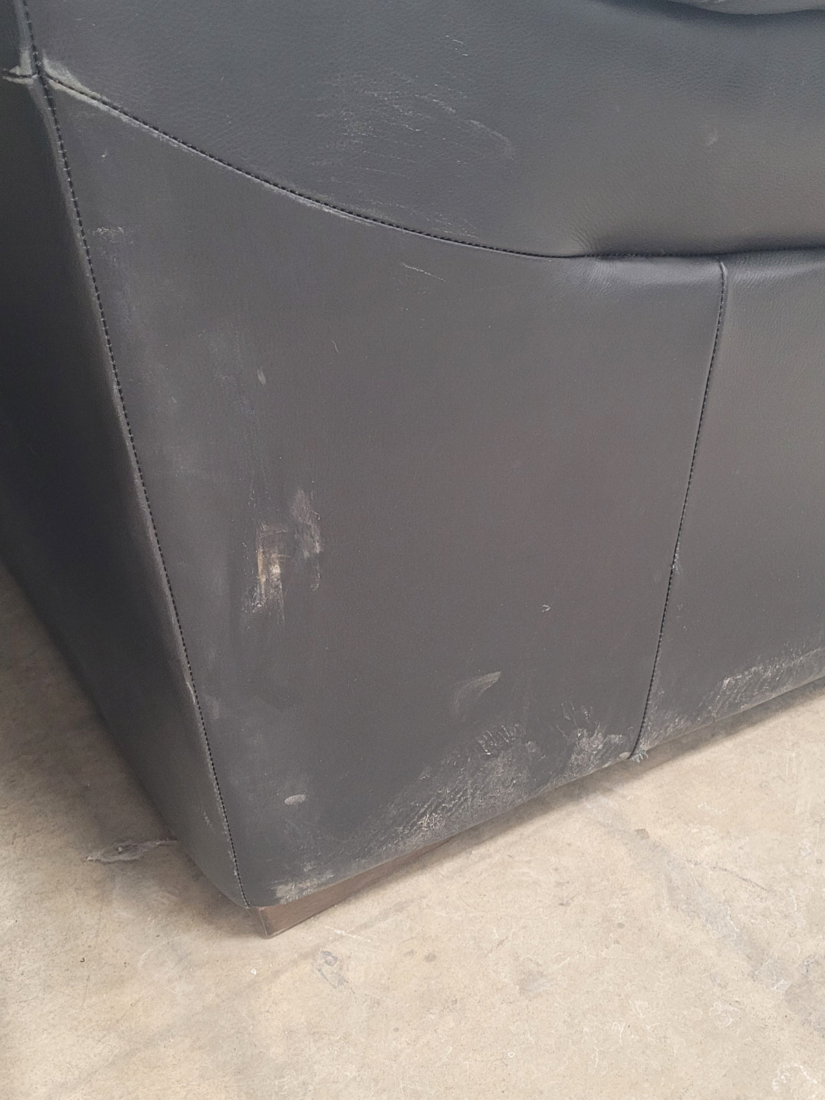 Black Leather Loveseat