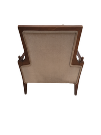 Brown Tufted Armchair