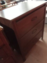 31.5"W 3-Drawer Modern Style Dresser