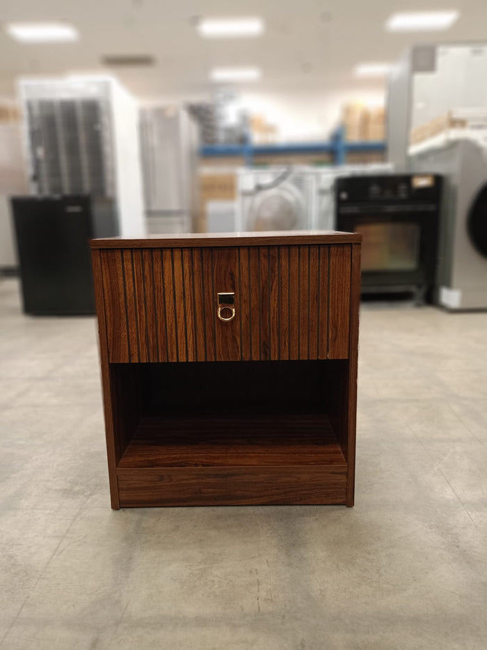 Solid Wood 1 Drawer Rumba Nightstand