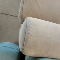 84"W Light Brown 3-Seat Sofa