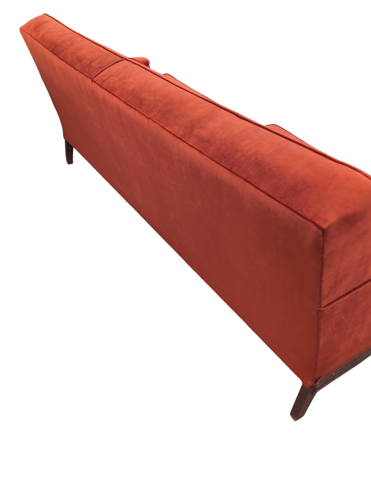 Orange Three Seater Sofa