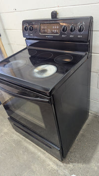 30"W Frigidaire Black Electric Stove