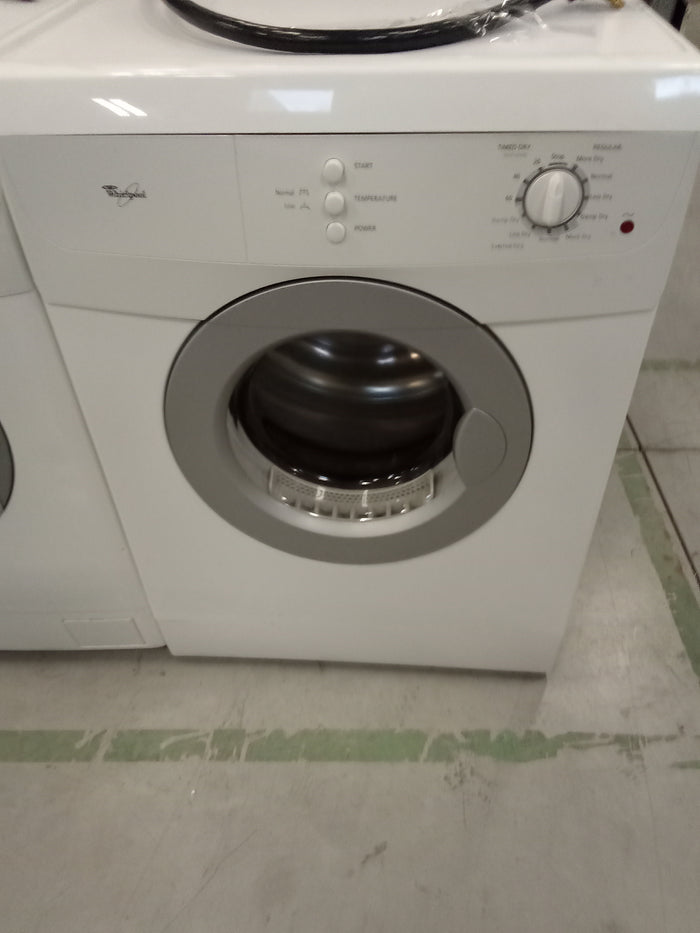 27"W Front Load Electric Dryer in White