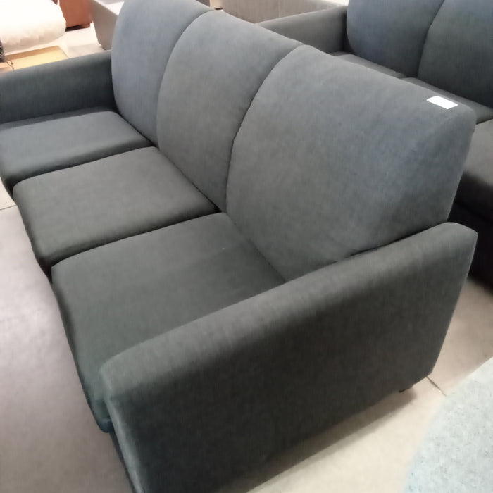 80"W 3-Seat Sofa Dark Grey