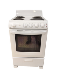 GE White Electric Range
