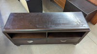 61"W Dark Chestnut TV Stand