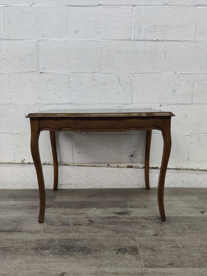 Wooden Raised Height Accent Table