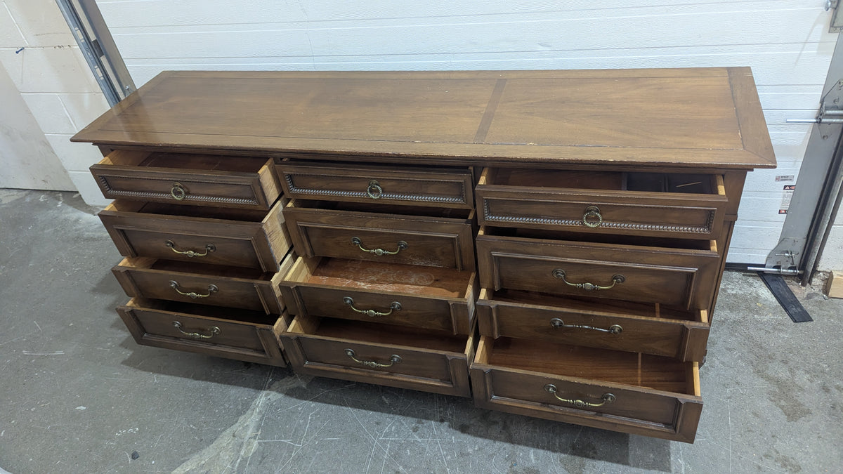 75"W Vintage Dresser